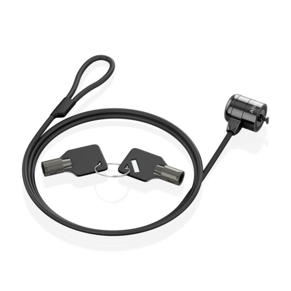 Cable de seguridad con cerradura de llave para ordenador, monitor, portátil 1.5m