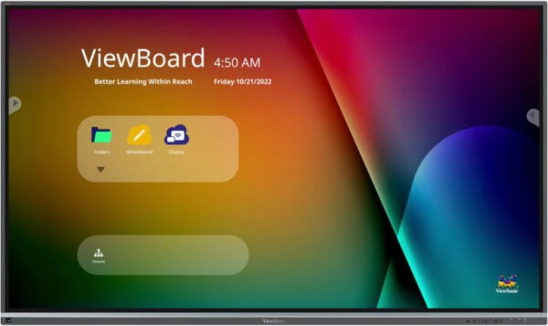 IFP6550-5F pizarra blanca interactiva 165,1 cm (65") 3840 x 2160 Pixeles Pantalla táctil Negro HDMI