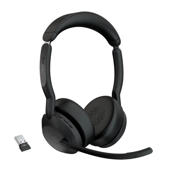 Evolve2 55 Auriculares Inalámbrico Diadema Oficina/Centro de llamadas USB Tipo C Bluetooth Base de carga