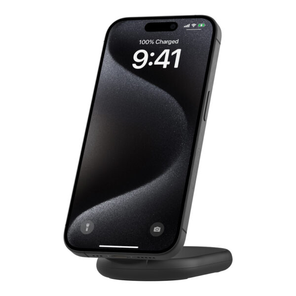 BoostCharge Auriculares, Smartphone Negro USB Cargador inalámbrico Carga rápida Interior