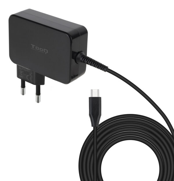 Cargador de portátil GAN USB-C PD 100W, Negro