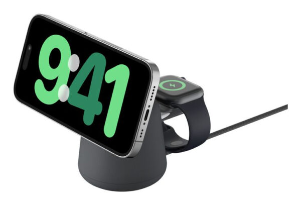 BoostCharge Pro Auriculares, Smartphone, Reloj inteligente Carbón vegetal Corriente alterna Cargador inalámbrico Carga rápida Interior