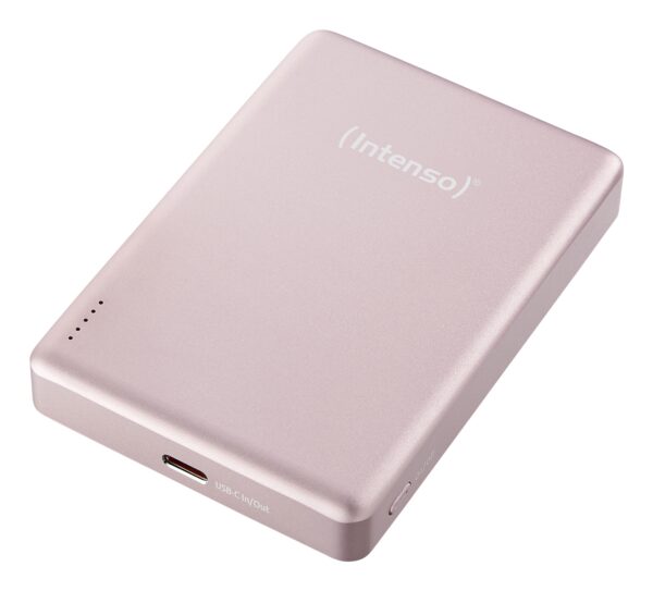 Batería Externa Magnética MW10000 10000 mAh  Compatible con MagSafe, Carga Inalámbrica 15W, USB-C PD 20W, Para iPhone y Android  Probada en Alemania  Rosé