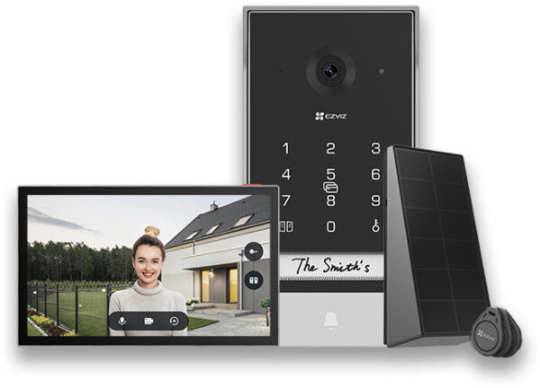 EP7 sistema de intercomunicación de video 17,8 cm (7") Negro, Plata
