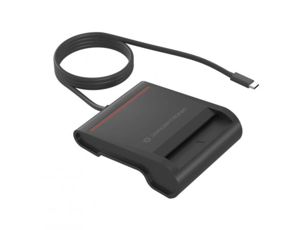 SCR01BC lector de tarjeta inteligente Interior USB USB Tipo C Negro