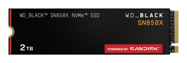 Black WD_BLACK SN850X NVMe 2 TB M.2 PCI Express 4.0