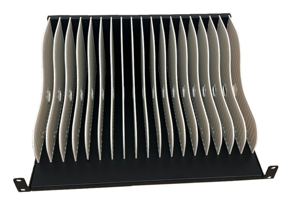 EW1720 organizador para estación de carga Acrilonitrilo butadieno estireno (ABS), Metal, Plástico Negro, Blanco