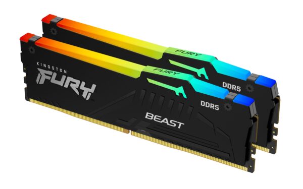 FURY Beast 16 GB 6000 MT/s DDR5 CL36 DIMM (Kit de 2) RGB EXPO