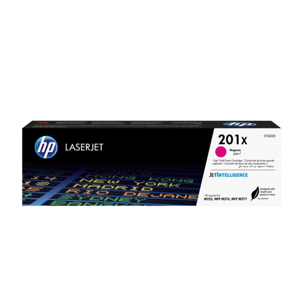 Cartucho de tóner original LaserJet 201X magenta de alta capacidad
