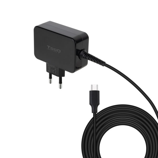 TQLC-USBCGAN65PD cargador de dispositivo móvil Portátil Negro Corriente alterna Interior