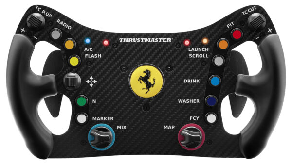 Ferrari 488 GT3 Negro Volante Analógico/Digital PC