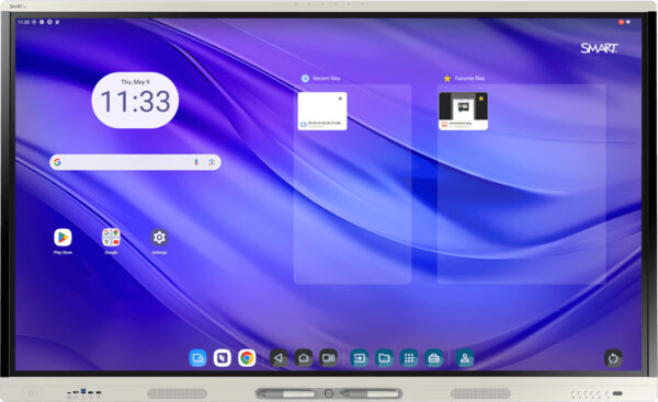 MX pizarra blanca interactiva 165,1 cm (65") 3840 x 2160 Pixeles Pantalla táctil Plata USB / Bluetooth