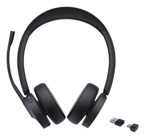 BH70 Dual Teams Auriculares Inalámbrico Diadema Oficina/Centro de llamadas USB Type-C / USB Type-A Bluetooth Negro
