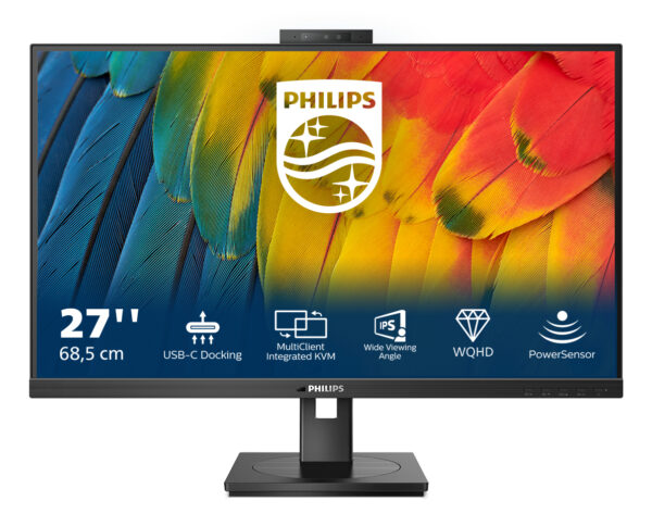 5000 series 27B1U5601H/00 pantalla para PC 68,6 cm (27") 2560 x 1440 Pixeles Quad HD LCD Negro