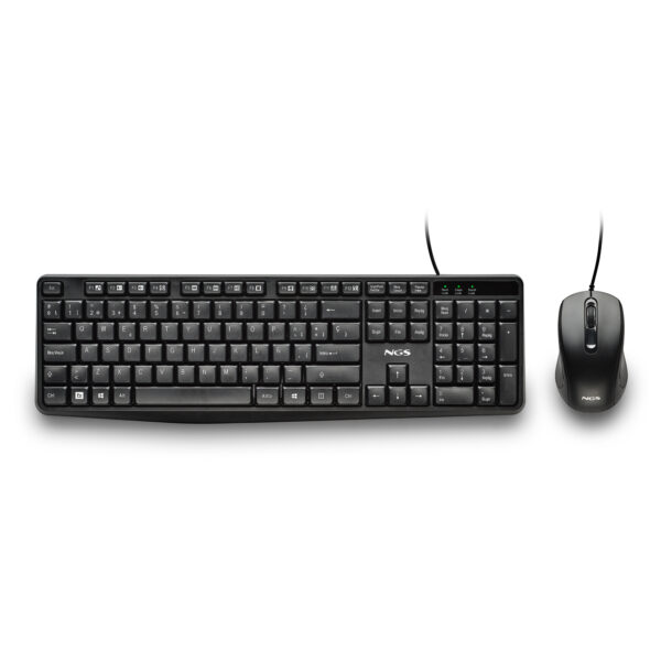 COCOA KIT V2 teclado Ratón incluido Universal USB QWERTY Español Negro