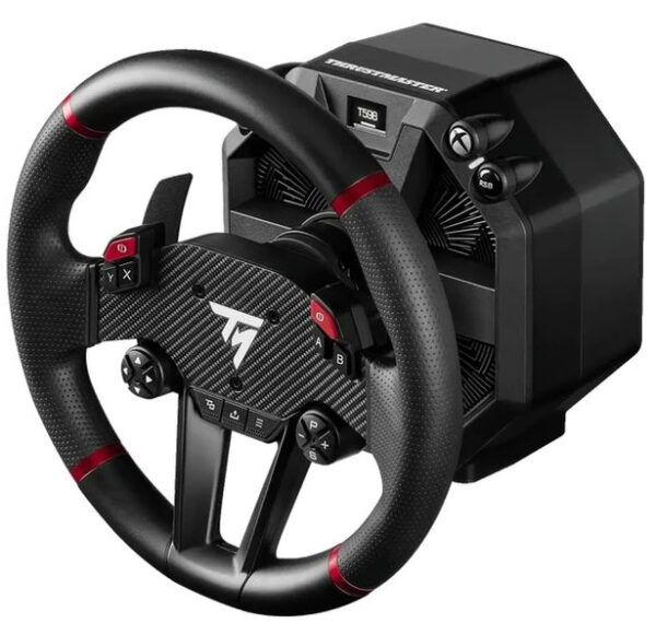 T598 X Negro USB Volante + Pedales Analógico/Digital PC, Xbox Series S, Xbox Series X, Xbox One S, Xbox One X, Xbox One