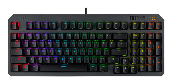 TUF Gaming K3 Gen II teclado Juego USB QWERTY Negro