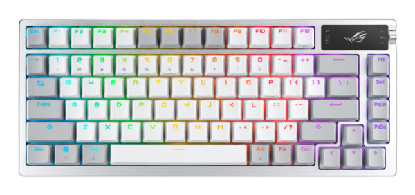 ROG Azoth teclado Juego RF Wireless + Bluetooth QWERTY Blanco