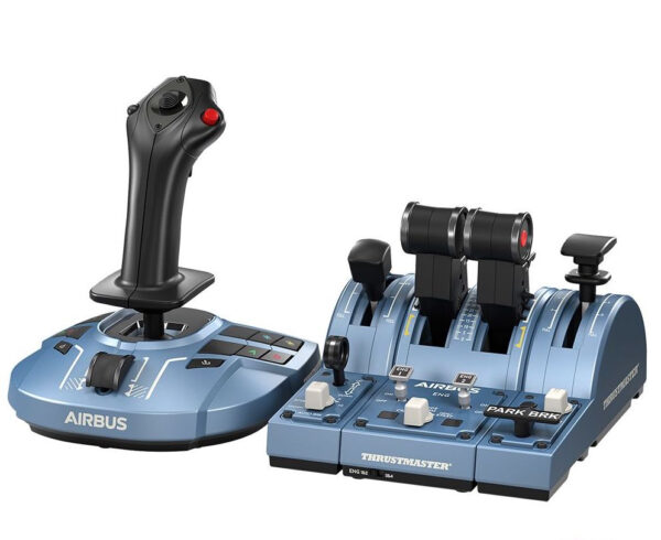 TCA Captain Pack X Airbus Edition Negro, Azul USB Joystick/Palanca de control lateral + cuadrante de aceleración Analógico/Digital PC, Xbox Series S, Xbox Series X