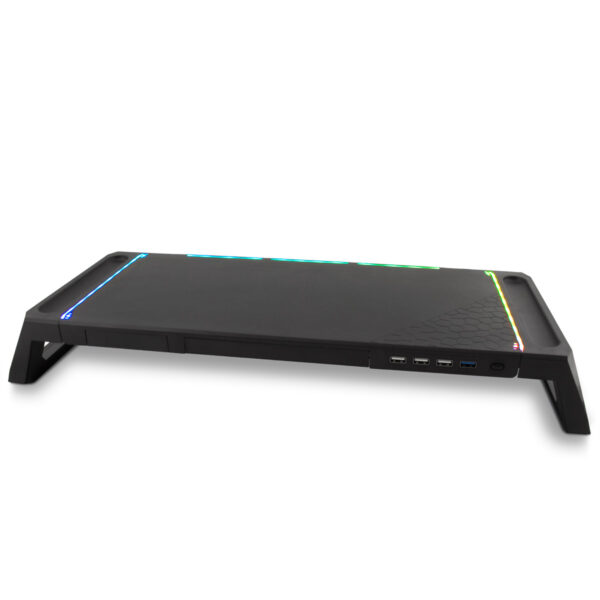 DEEPGAMING SOPORTE PARA MONITOR CON HUB 4USB + ILUMINACION RGB