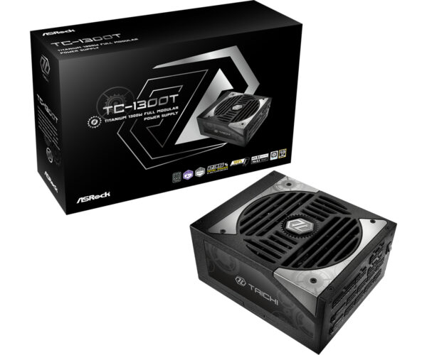 Taichi TC-1300T unidad de fuente de alimentación 1300 W 20+4 pin ATX ATX Negro