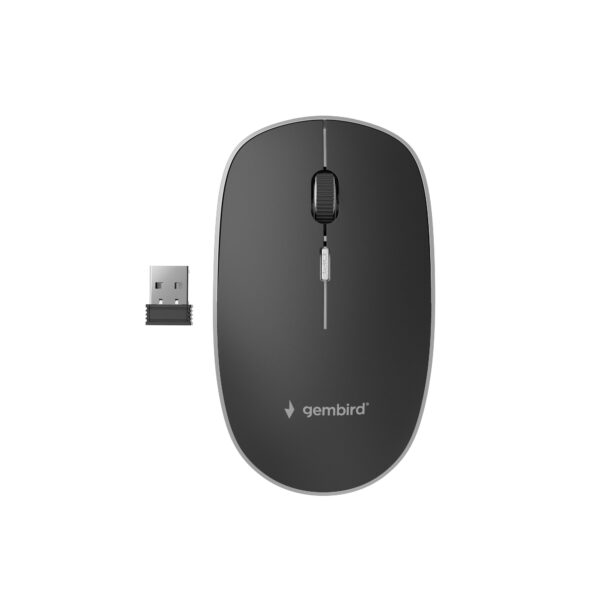 MUSW-4B-01 ratón Oficina Ambidextro RF inalámbrico Óptico 1600 DPI