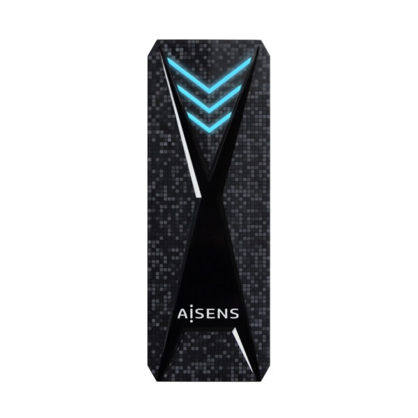 Caja Externa M.2 (NGFF) RGB Gaming ASM2-RGB013B NVMe a USB3.2 Gen2, Negra
