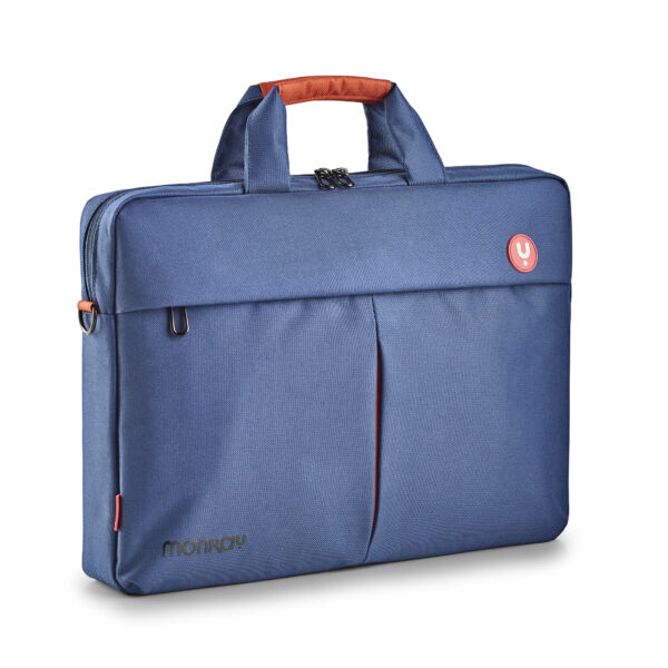 SEAMAN maletines para portátil 39,6 cm (15.6") Bandolera Azul