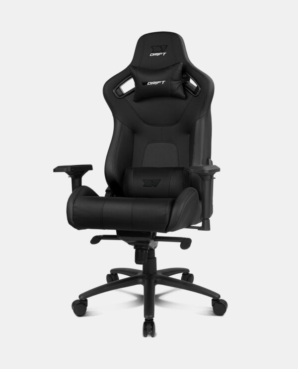 DR600BK silla para videojuegos Butaca para jugar Asiento acolchado Negro