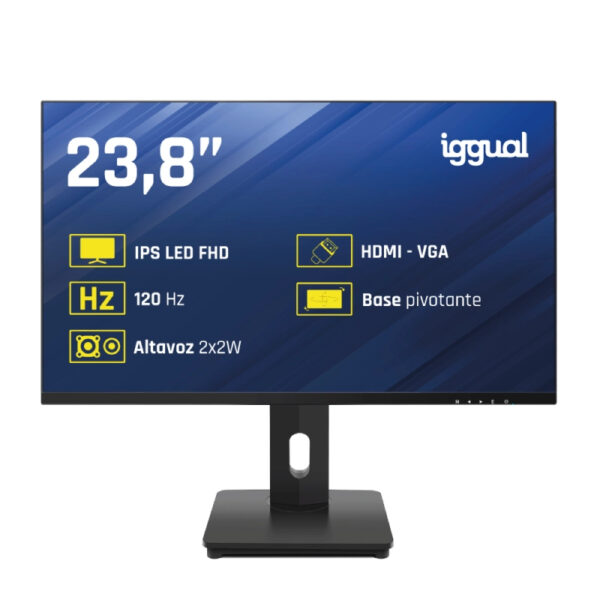 Monitor 24" VGA HDMI 120Hz pivotante AA MM