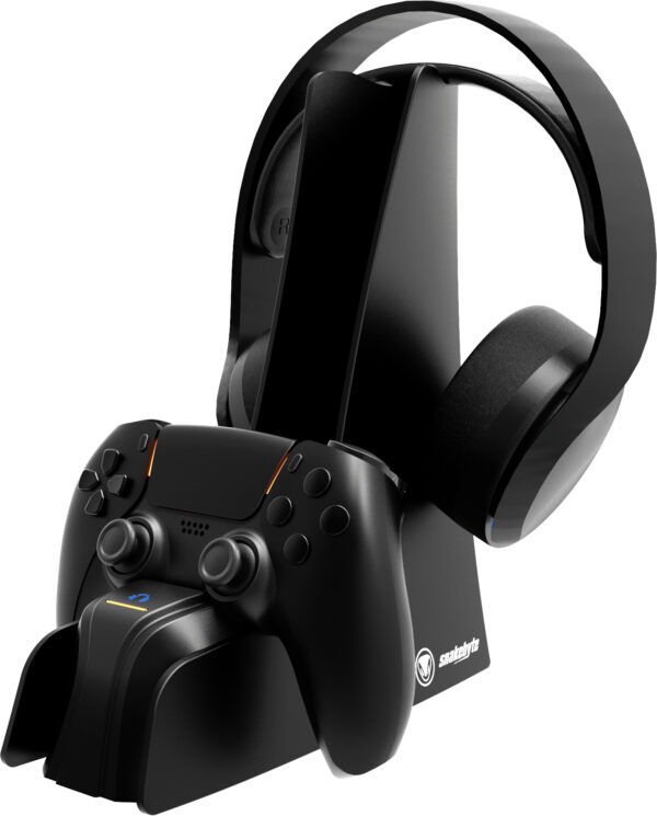 Dual Charge & Headset Stand 5 Soporte de recarga