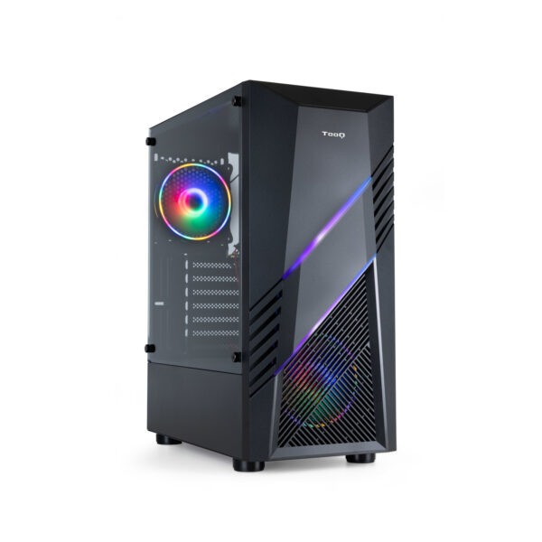 Caja Semitorre Gaming TQGCC102-B BIOHAZARD Negra