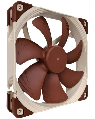 NF-A14 PWM sistema de refrigeración para ordenador Carcasa del ordenador Ventilador 14 cm Marrón
