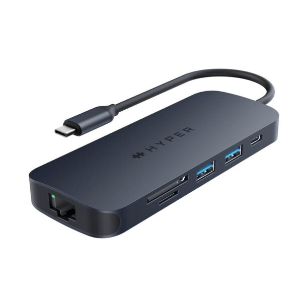 HD4004GL base para portátil y replicador de puertos USB Tipo C Azul
