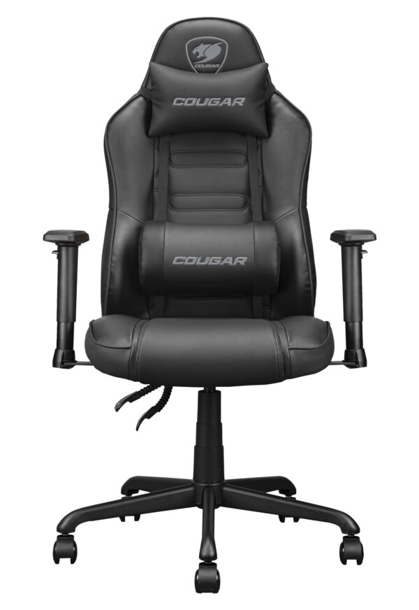 Fusion S Black Silla para videojuegos de PC Asiento acolchado Negro