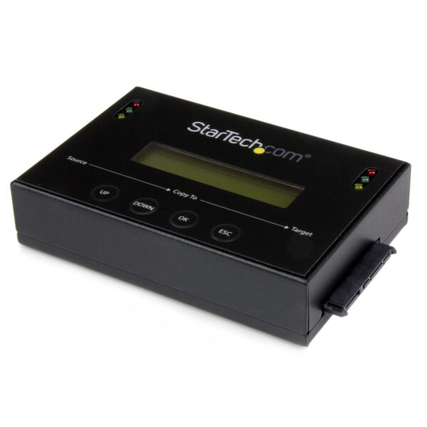 Duplicador Clonador Autónomo de Discos Duros o SSD SATA 1:1 con Gestor de Imágenes de Disco - para Copias de Seguridad y Restauración - Almacena Imágenes en Disco 2,5/3,5"