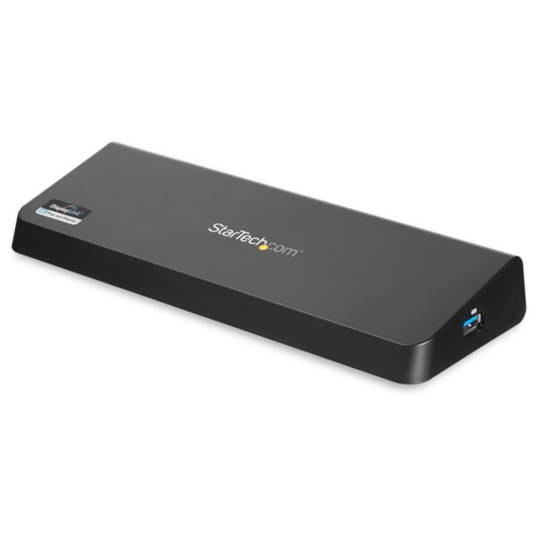 Docking Station USB 3.0 para 2 Monitores HDMI y DisplayPort 4K - USB 3.0 a 4x USB-A, Ethernet, HDMI y DP - Replicador de Puertos Universal para Ordenador Portátil Mac/Win
