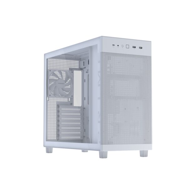 PRIME AP303 TG White Midi Tower Blanco