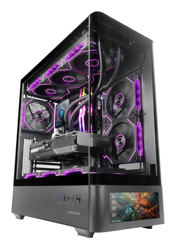 MCLCDPRO carcasa de ordenador Midi Tower Negro