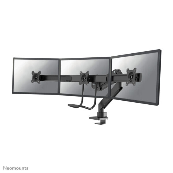 NM-D775DX3BLACK Brazo de monitor 17-27" - resorte de gas - Topfix - Tope-a-180°