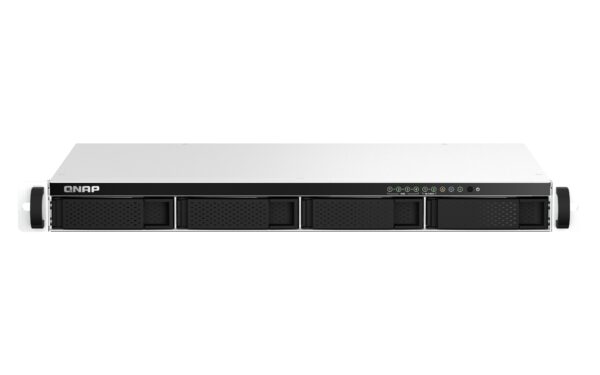 TS-464eU NAS Bastidor (1U) Intel® Celeron® N5095 8 GB DDR4 0 TB QNAP Turbo System Aluminio, Negro