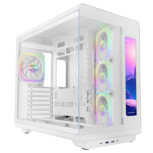 MCREVMAXW carcasa de ordenador Midi Tower Blanco
