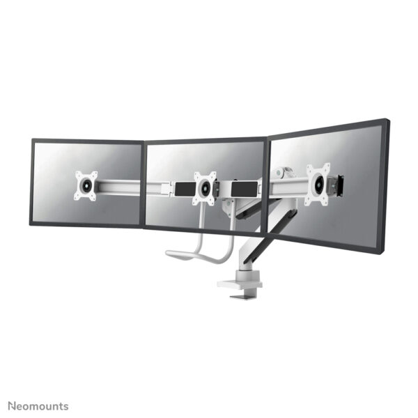 NM-D775DX3WHITE soporte para monitor 68,6 cm (27") Escritorio Blanco