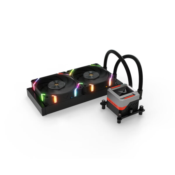 VK-AIOSY240B sistema de refrigeración para ordenador Procesador Sistema de refrigeración líquida todo en uno 24 cm Negro