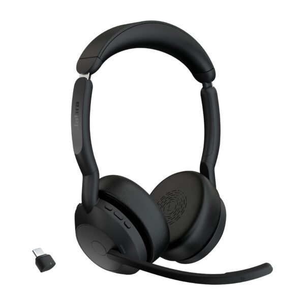 Evolve2 55 Auriculares Inalámbrico Diadema Oficina/Centro de llamadas USB Tipo C Bluetooth Base de carga