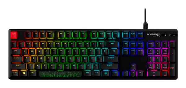 Teclado mecánico gaming Alloy Origins PBT HX rojo