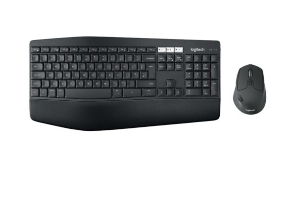 920-008228 teclado Ratón incluido Universal RF Wireless + Bluetooth QWERTY Español Negro