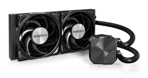 HyperFlow Silent 240 Procesador Sistema de refrigeración líquida todo en uno 12 cm Negro 1 pieza(s)