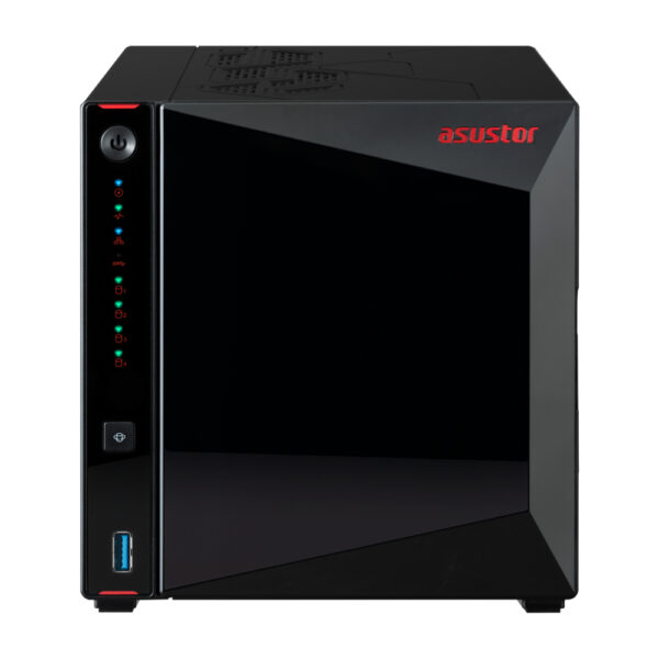 AS5404T servidor de almacenamiento NAS Intel® Celeron® N5105 4 GB DDR4 0 TB ADM Negro