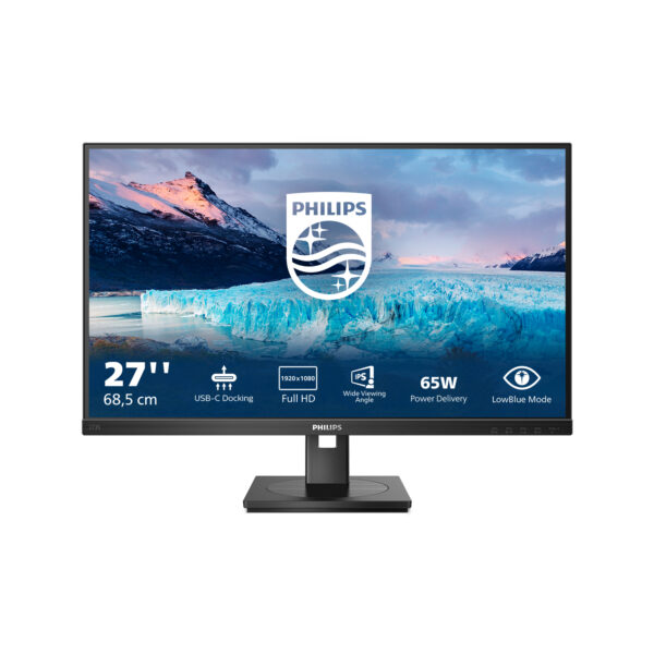 S Line 273S1/00 pantalla para PC 68,6 cm (27") 1920 x 1080 Pixeles Full HD LCD Negro